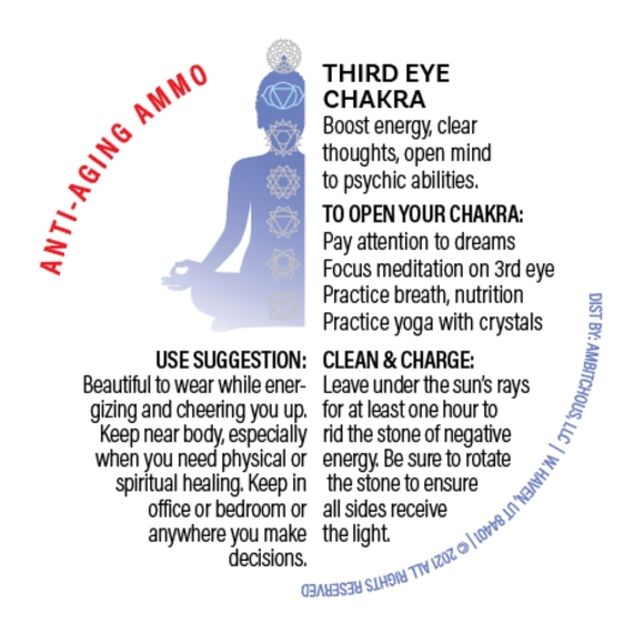 Wire-Wrapped Opalite Moon Pendant - Picture 3 of 3